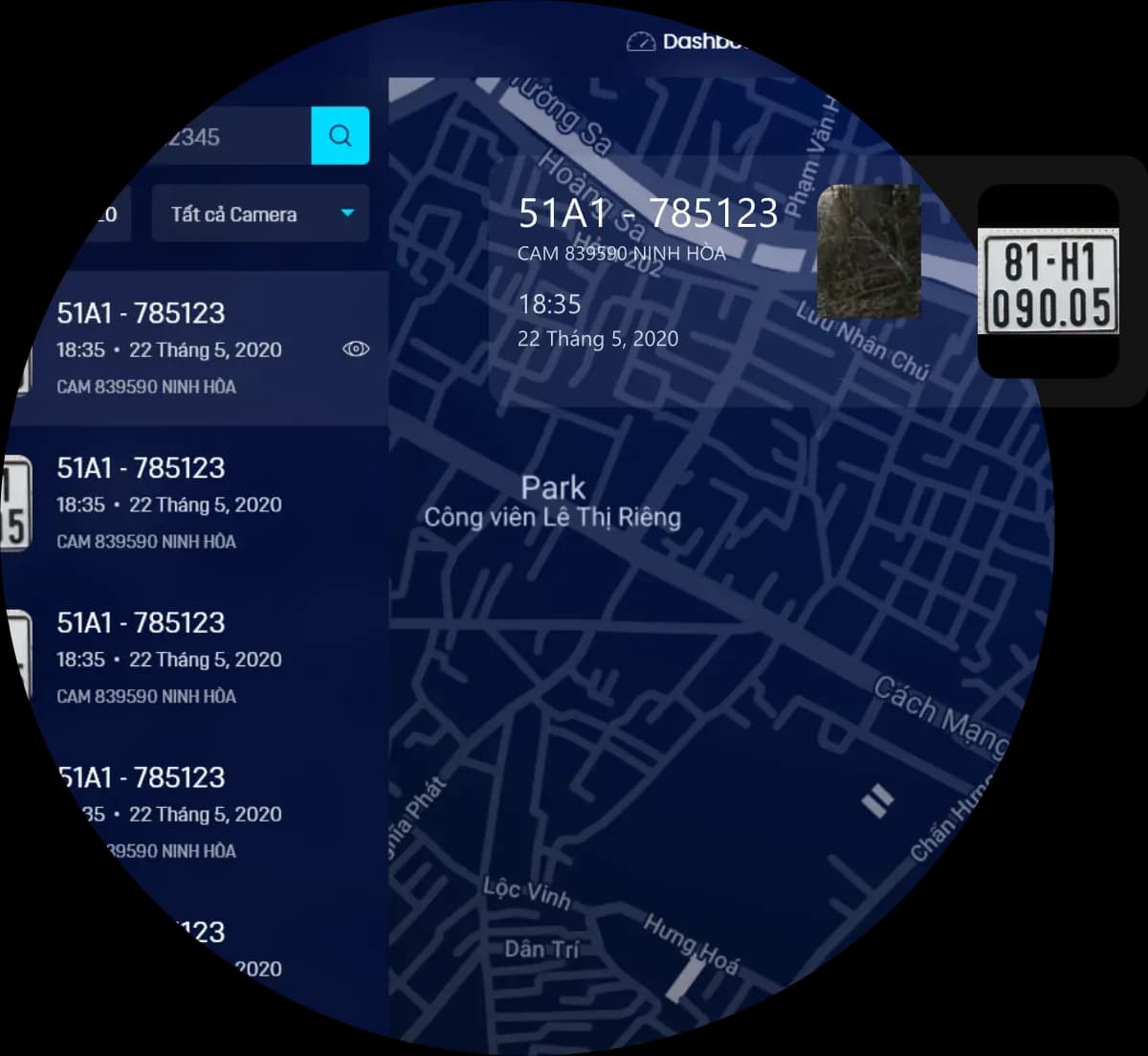 Giao diện TriS VSearch
